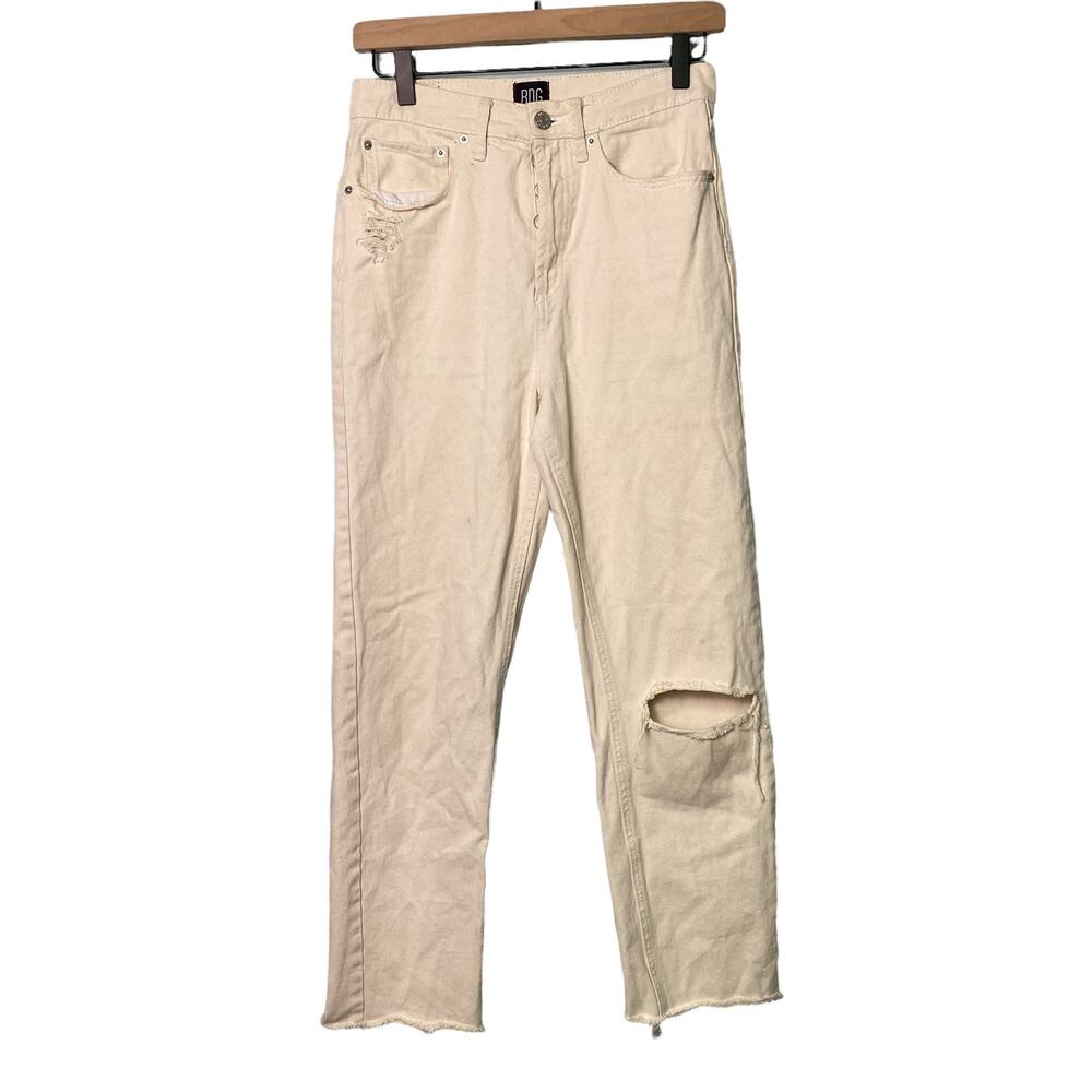 Urban Outfitters BDG Relaxed Straight Leg Cream Jean